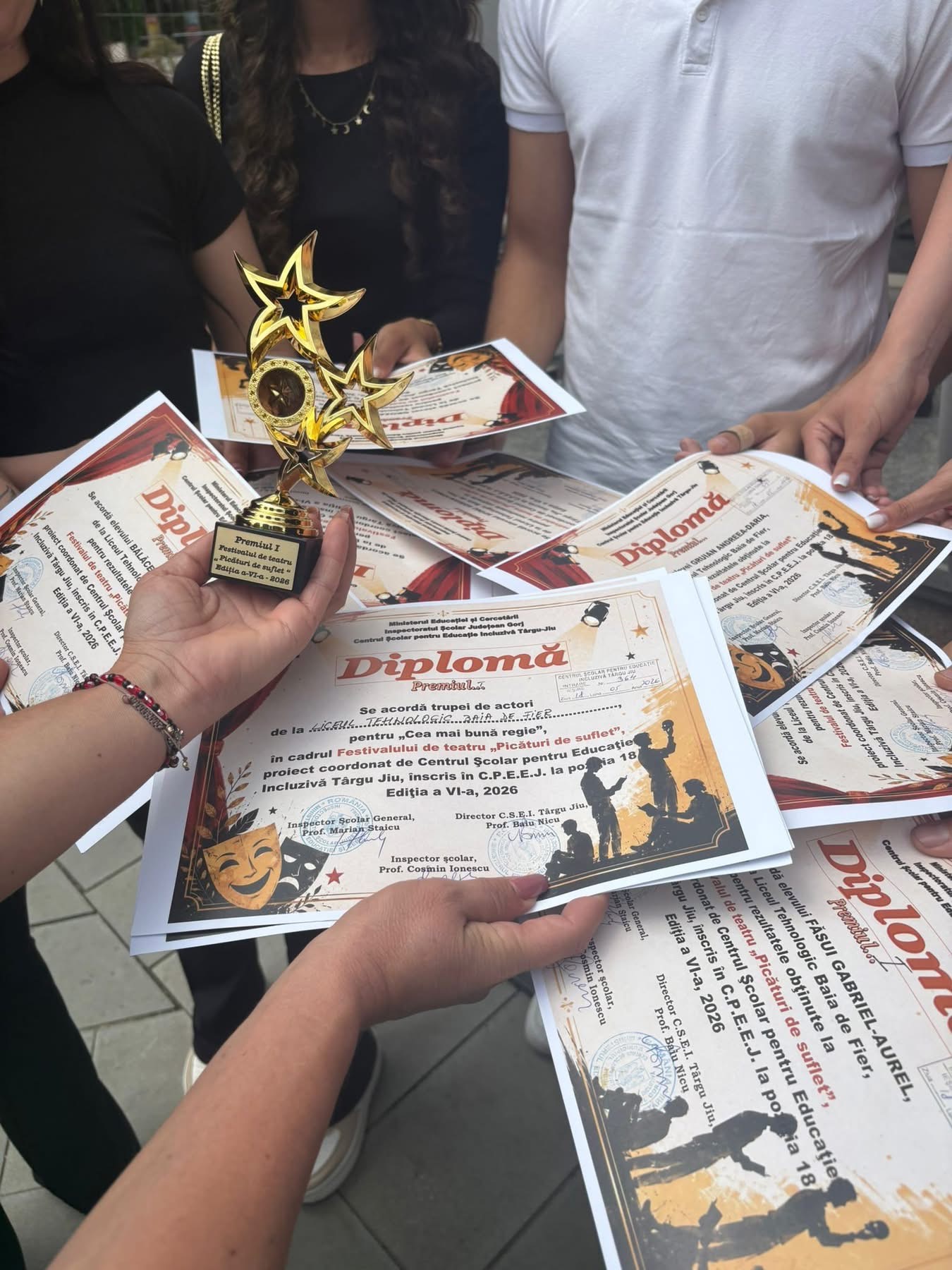 Mândrie în Baia de Fier: Liceul Tehnologic a cucerit locul I la Festivalul „Picături de suflet”